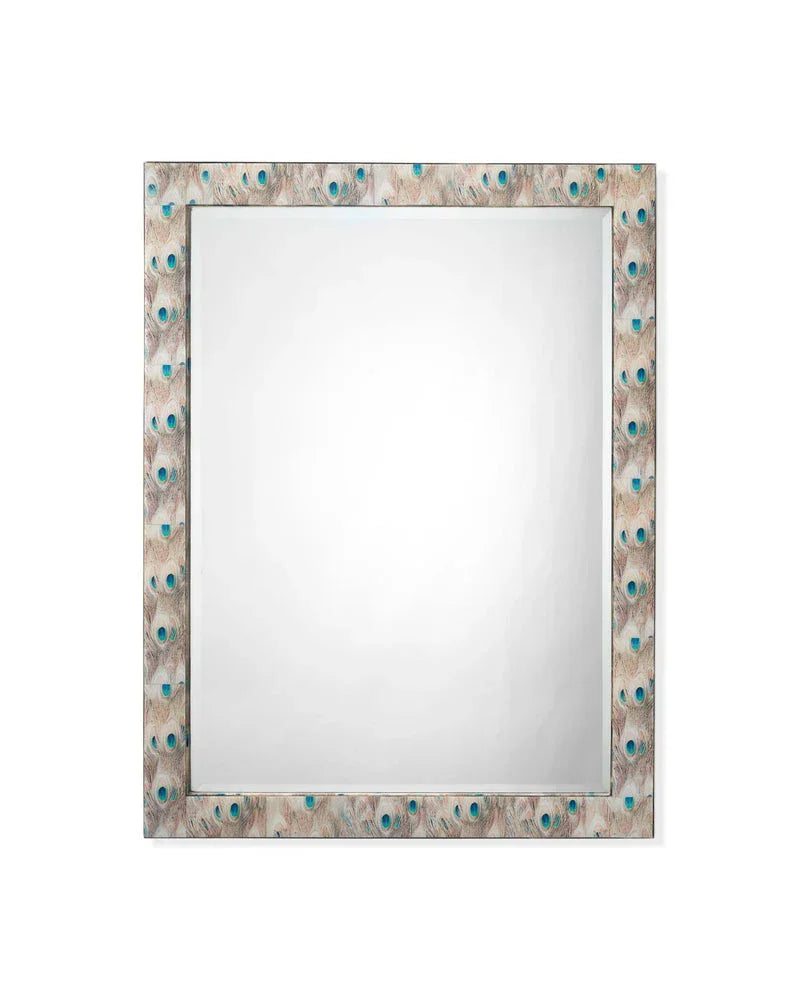 Plume Rectangle Mirror - AmericanHomeFurniture