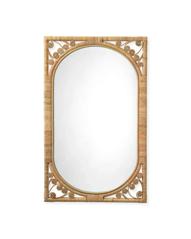 Primrose Rattan Wall Mirror - AmericanHomeFurniture