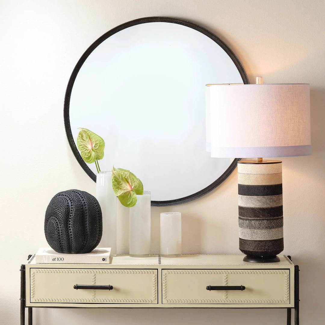 Refined Round Mirror - AmericanHomeFurniture