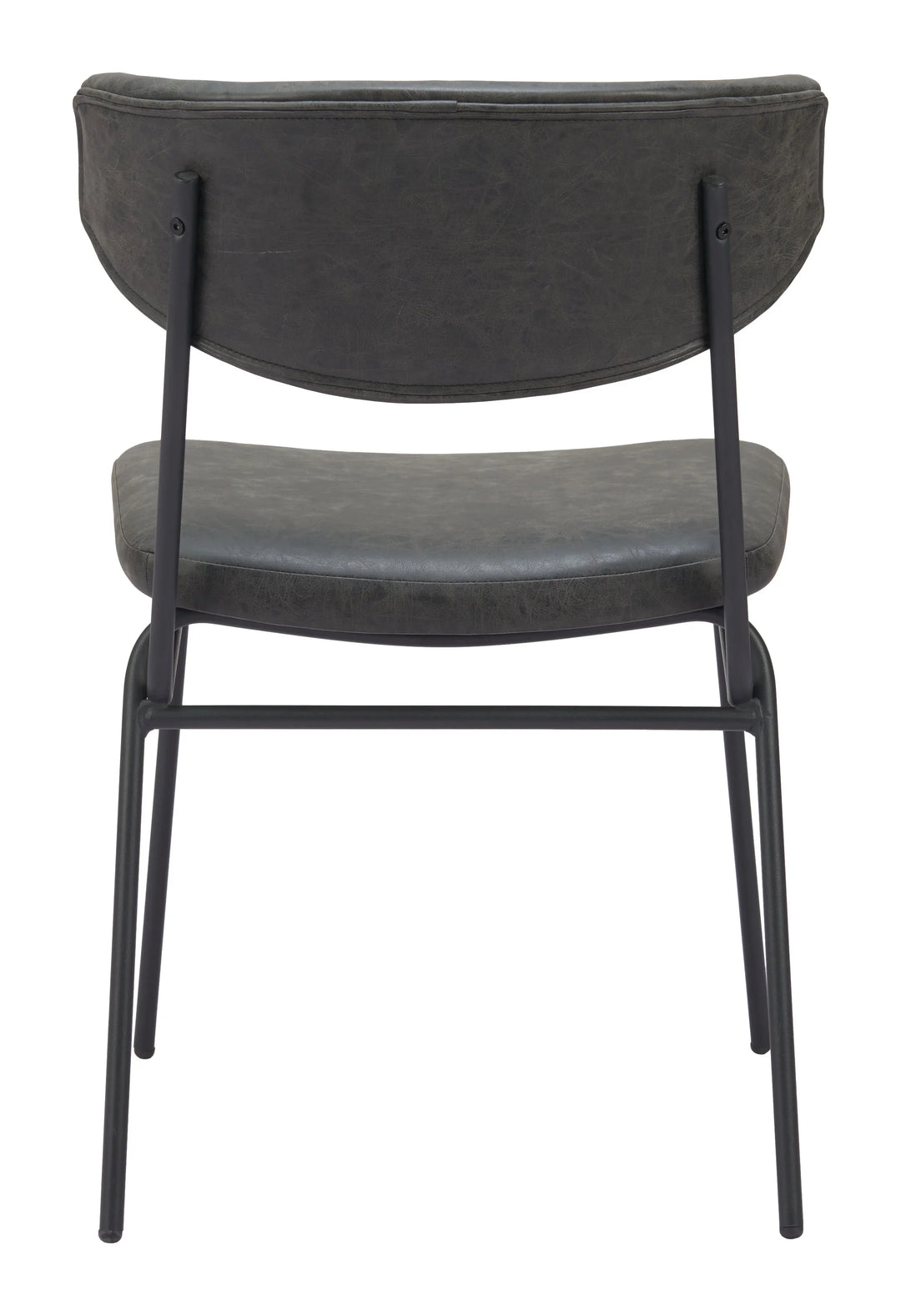 Charon Dining Chair (Set of 2) Vintage Black - AmericanHomeFurniture