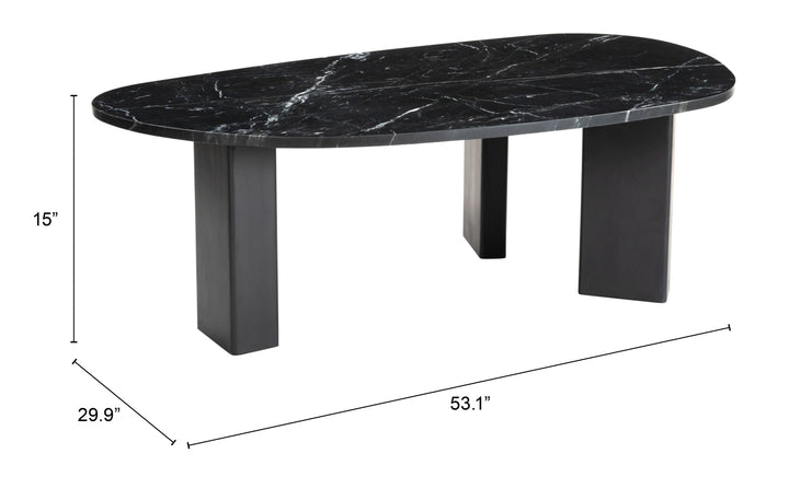 Aberdeen Coffee Table Black - AmericanHomeFurniture