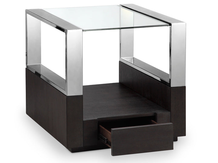 Revere Graphite Rectangular End Table - T4562-03