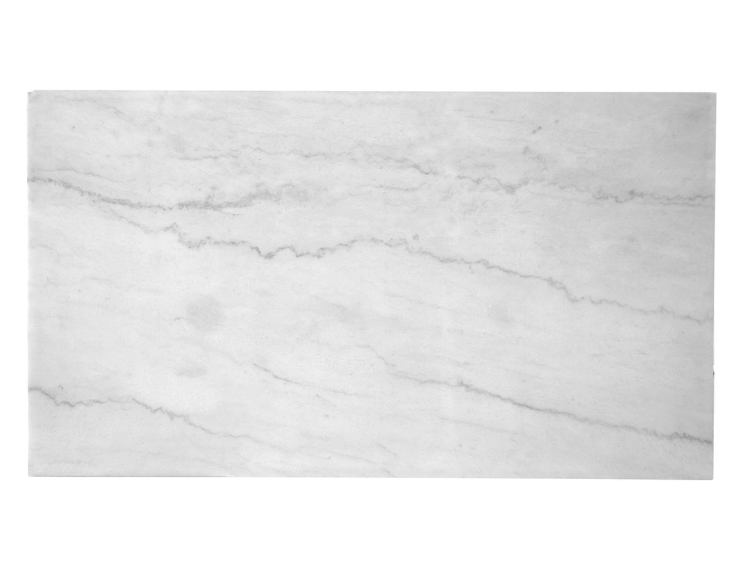Esme White Marble And Brushed Nickel Rectangular Cocktail Table - T5763-43
