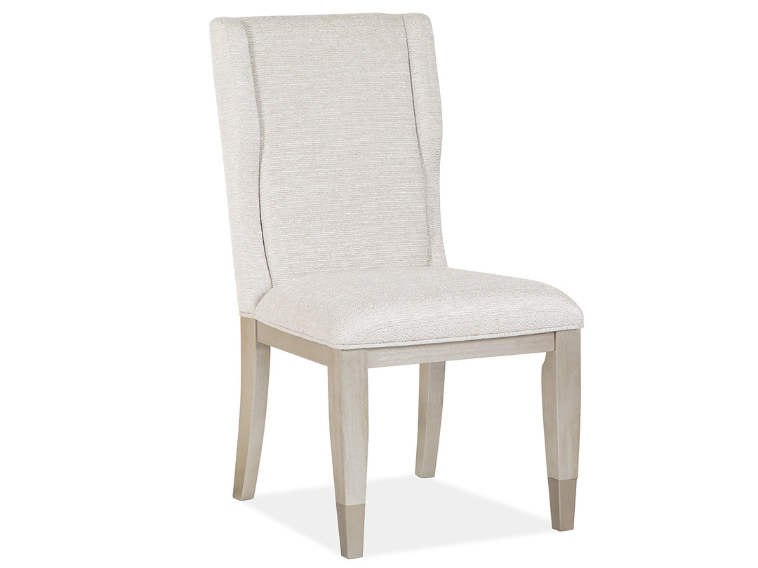 Lenox Acadia White Upholstered Host Chair - Set of 2 - D5490-66