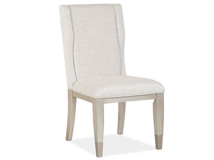 Lenox Acadia White Upholstered Host Chair - Set of 2 - D5490-66