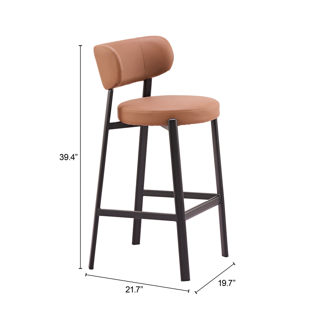 Prairie Barstool (Set of 2) Brown - 111211