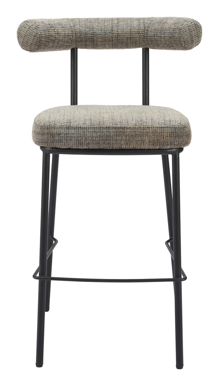 Kede Barstool Green Tweed - AmericanHomeFurniture