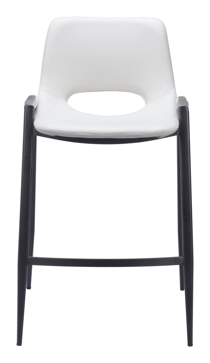 Desi Counter Stool (Set of 2) White - AmericanHomeFurniture