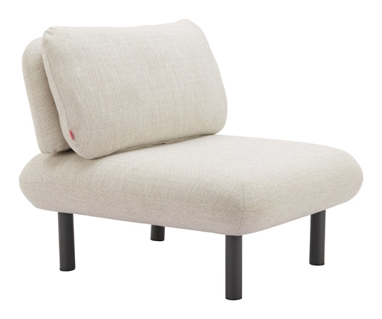 Zuo Aperto Accent Chair Beige ACCENT + LOUNGE CHAIRS