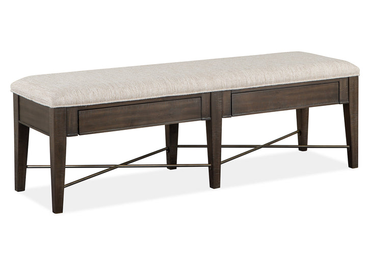 Westley Falls Graphite Upholstered Bench - D4399-68