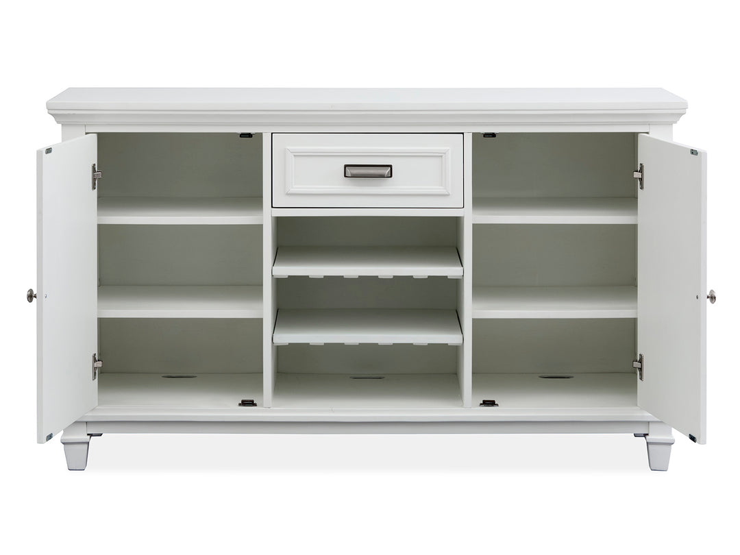 Charleston White Dove White Server - D5611-15WH