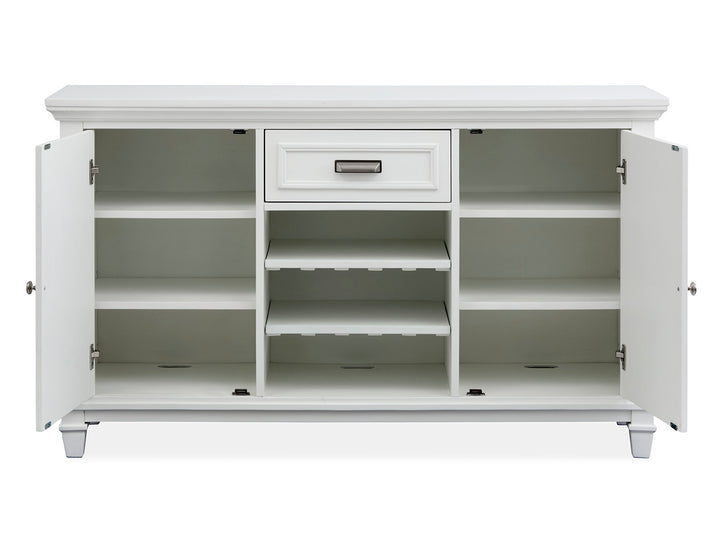 Charleston White Dove White Server - D5611-15WH