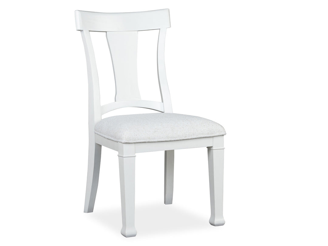 Kingston Whisper White And Cerused Nutmeg Upholstered Side Chair - Set of 2 - D6407-62