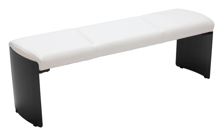 Mur Bench White - AmericanHomeFurniture