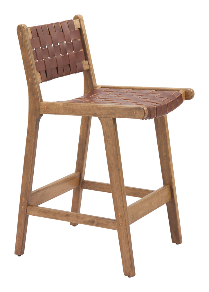 Feder Counter Stool (Set of 2) Brown