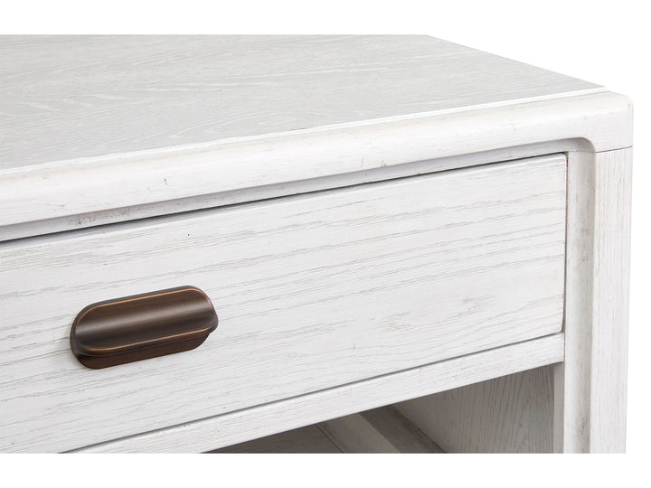 Sunset Cove Moonlight Pearl Rectangular Cocktail Table With Casters - T5879-43