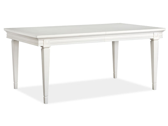 Willowbrook Egg Shell White Extendable Rectangular Dining Table - D5324-20