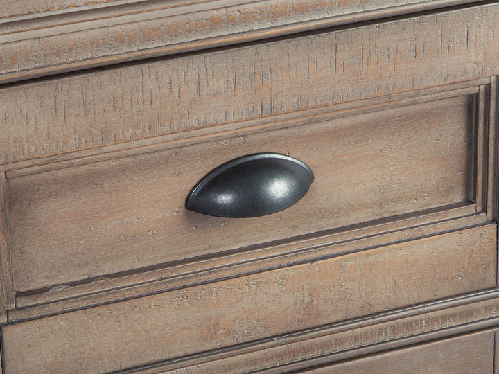 Paxton Place Dovetail Grey Buffet - D4805-14