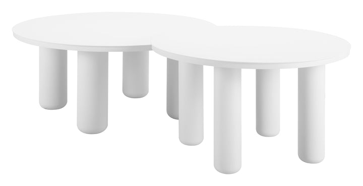 Ola Coffee Table Set (2-Piece) White