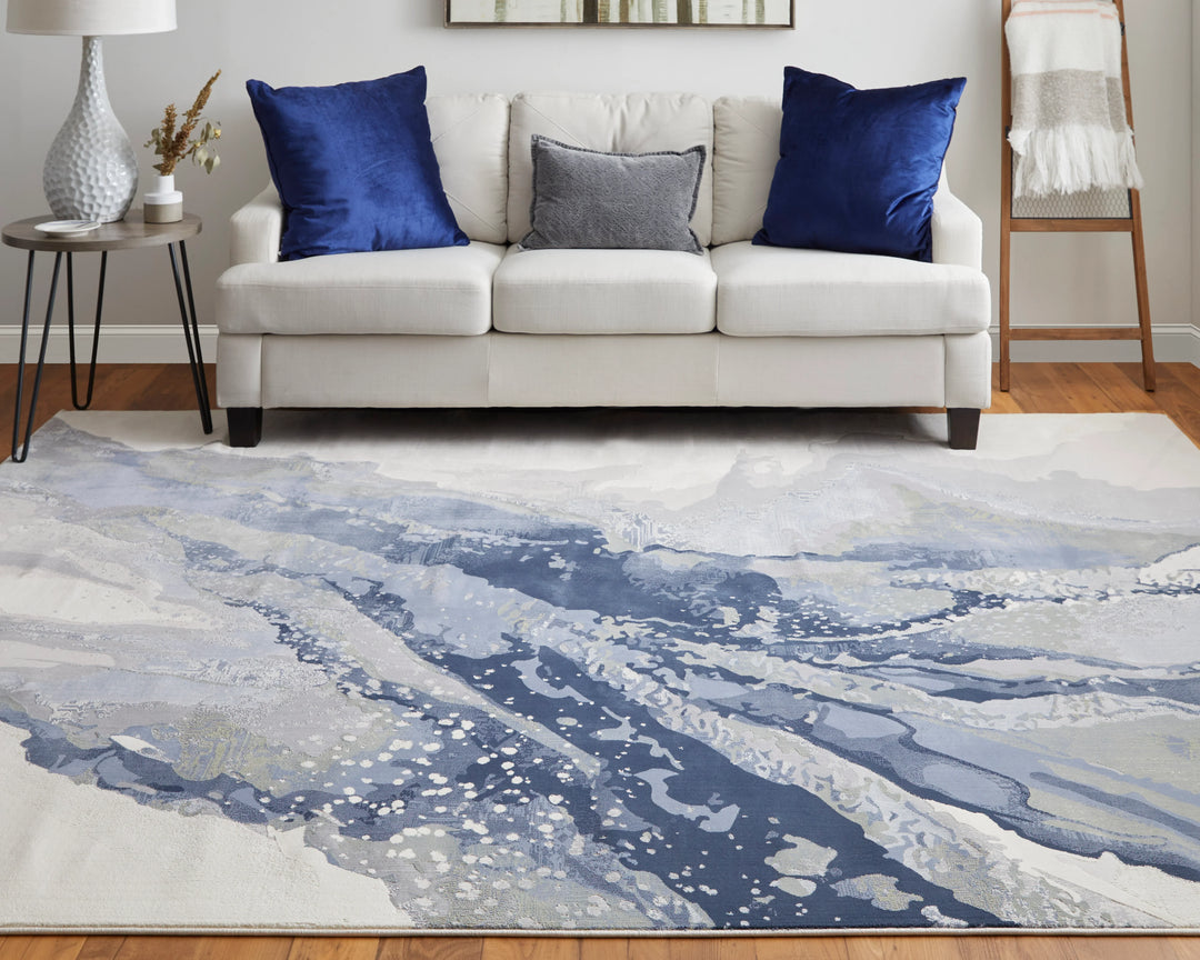 Rectangle/Blue-Beige