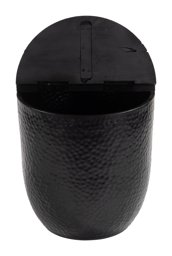 Duskan Storage Side Table Black