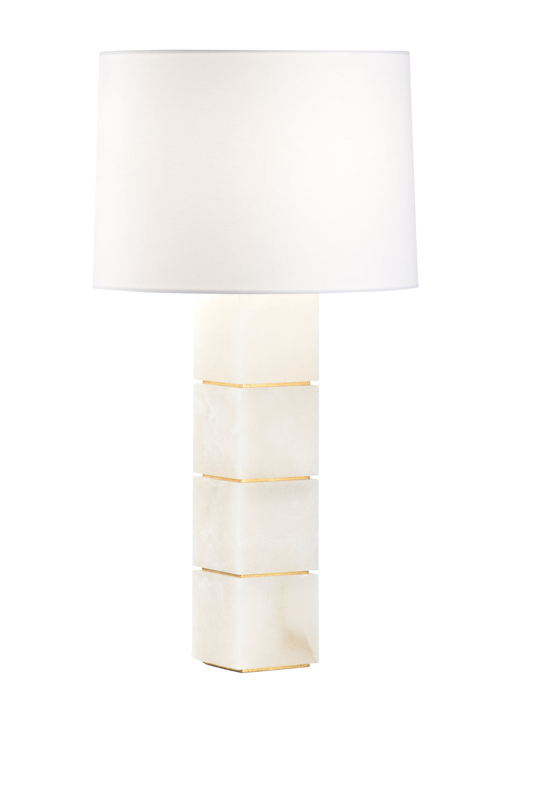 Stacked Alabaster Lamp - 70026