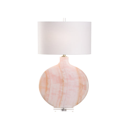 Natural White with Blush Veining/Clear
