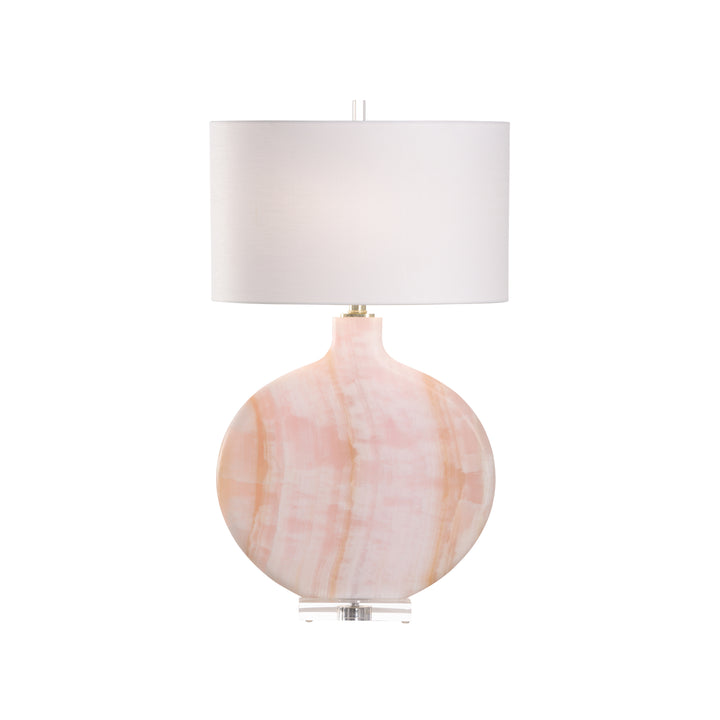Natural White with Blush Veining/Clear