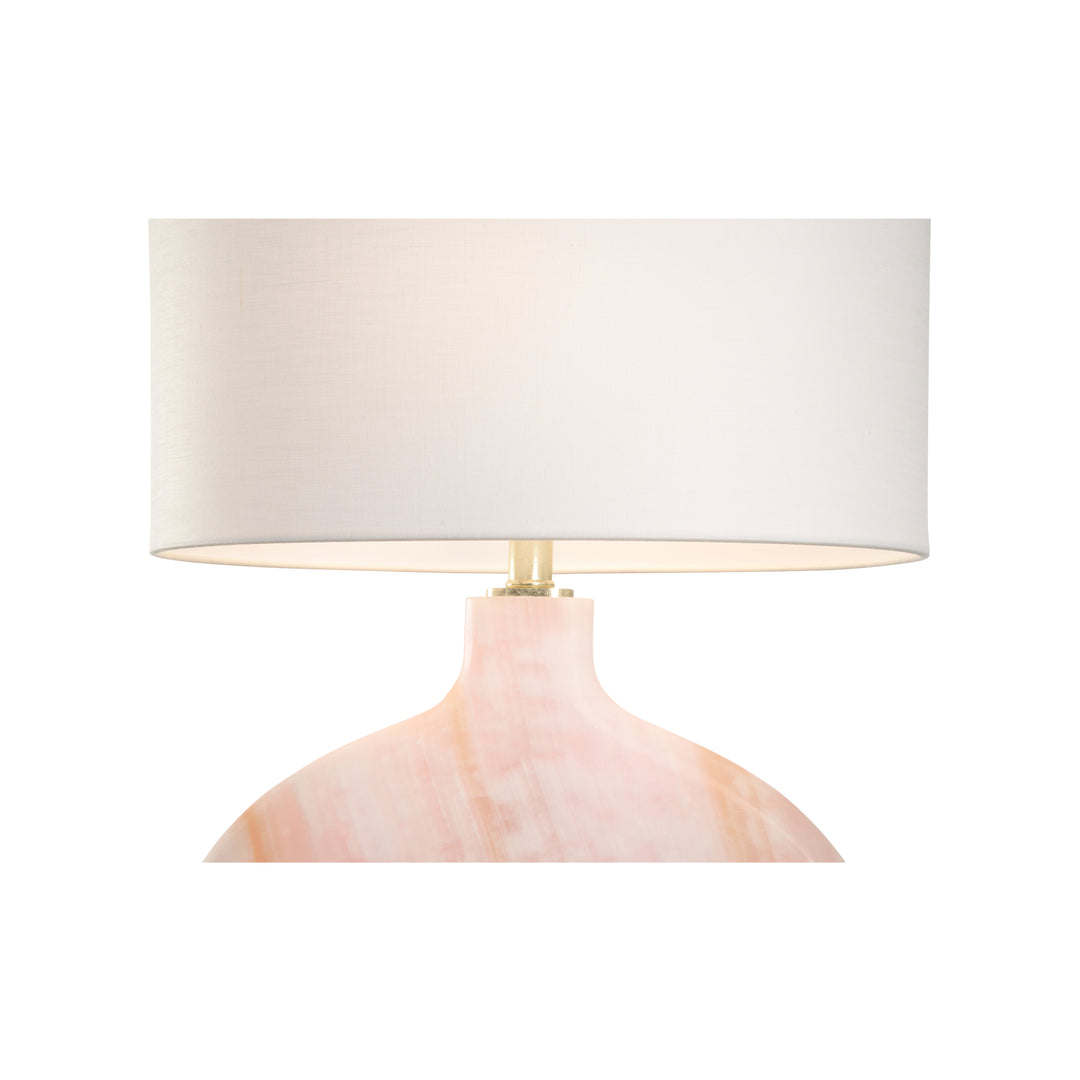 Natural White with Blush Veining/Clear