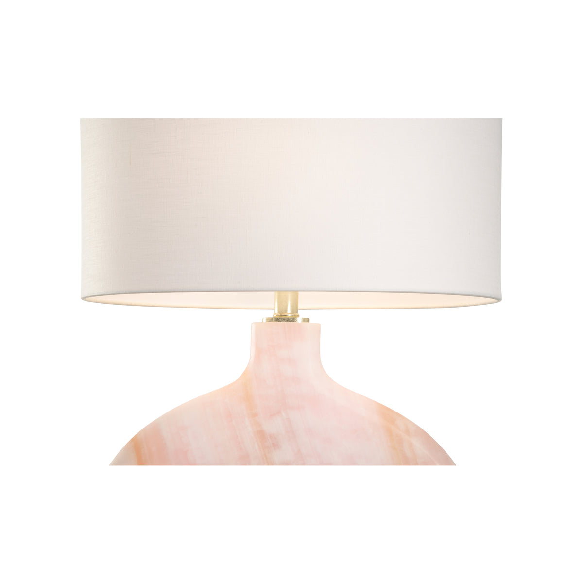 Natural White with Blush Veining/Clear