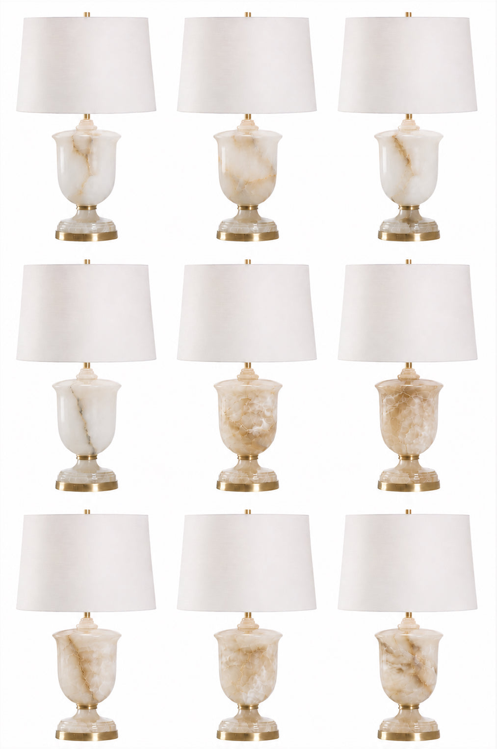 Alabaster Urn Lamp - 70228