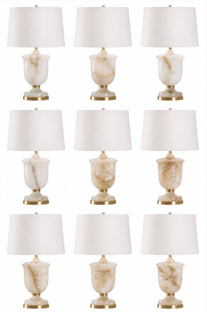 Alabaster Urn Lamp - 70228