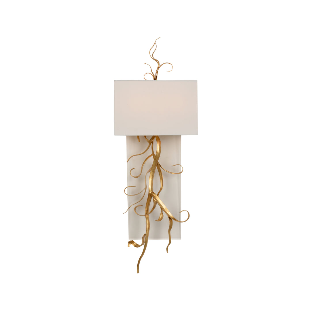 Curling Leaves Sconce w/ Acrylic - 70241