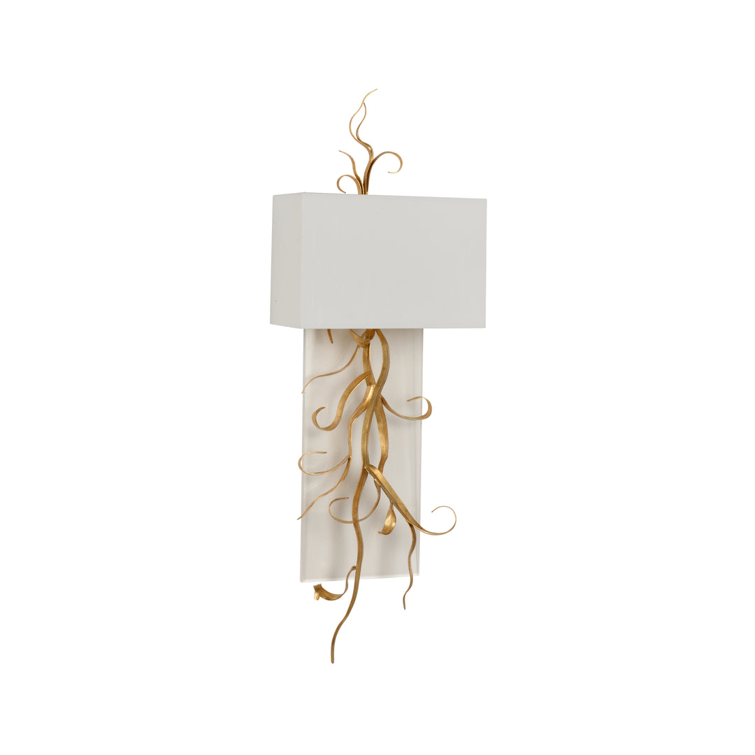 Curling Leaves Sconce w/ Acrylic - 70241