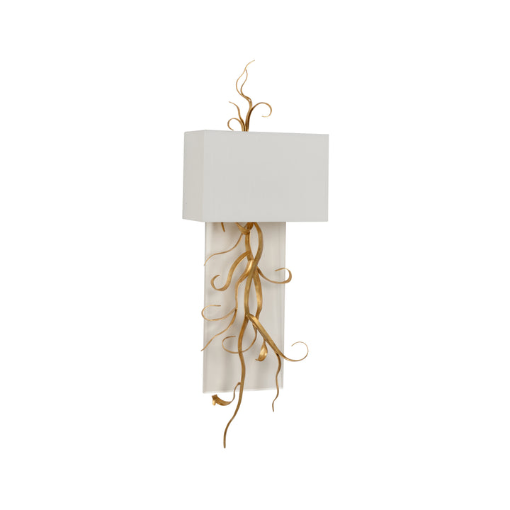 Curling Leaves Sconce w/ Acrylic - 70241