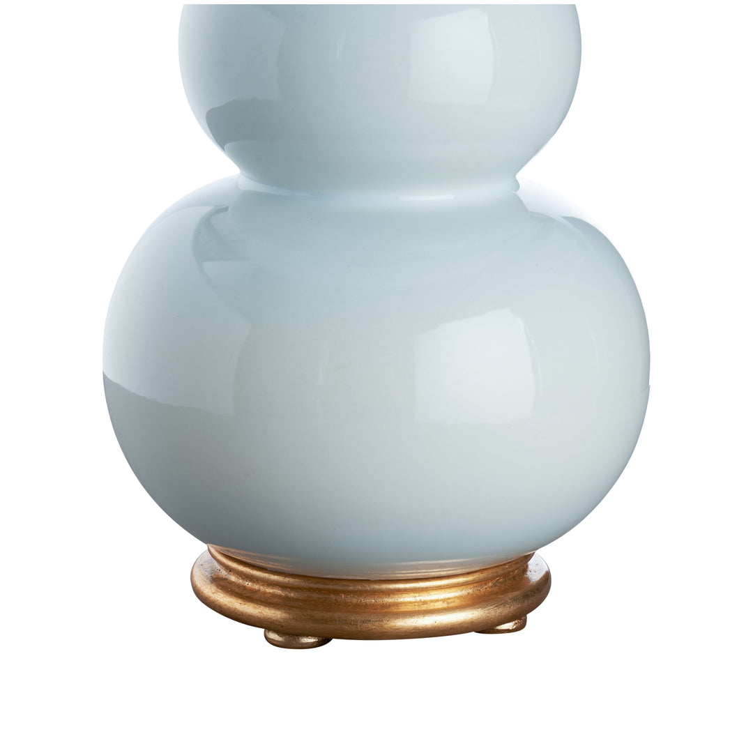 Iceberg Glaze/Gold Leaf