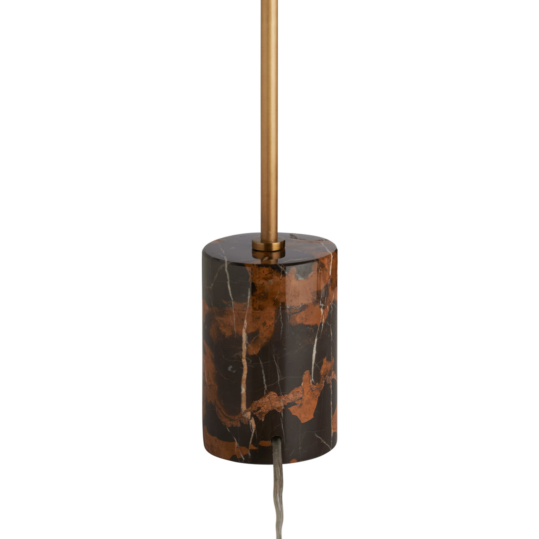 Antique Brass/Natural Brown