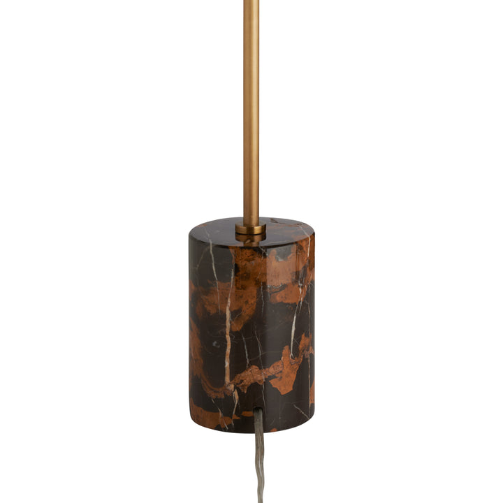 Antique Brass/Natural Brown