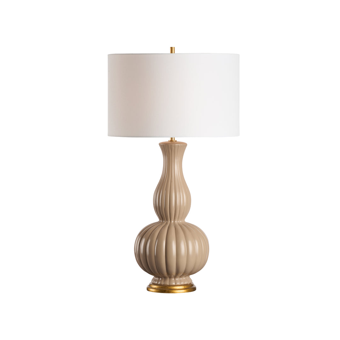 Beige Glaze/Gold Leaf
