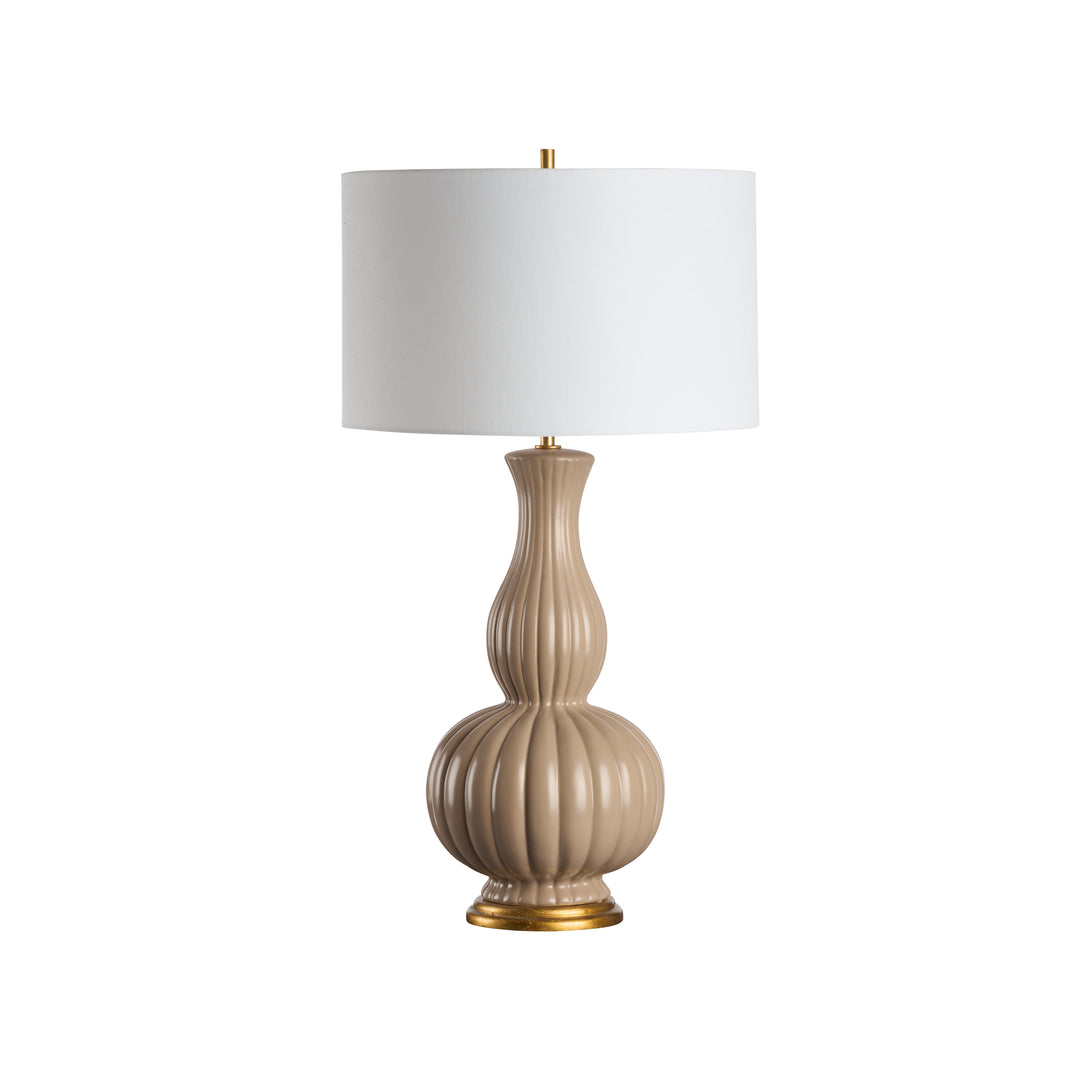Beige Glaze/Gold Leaf