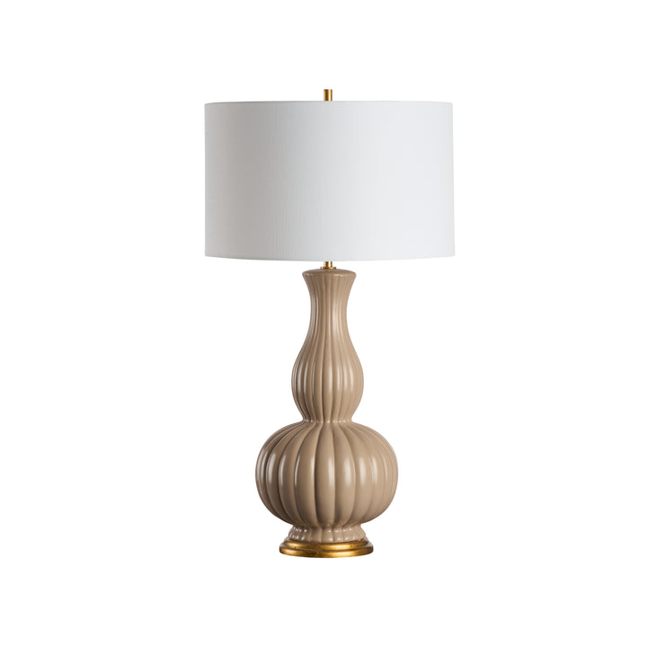 Beige Glaze/Gold Leaf