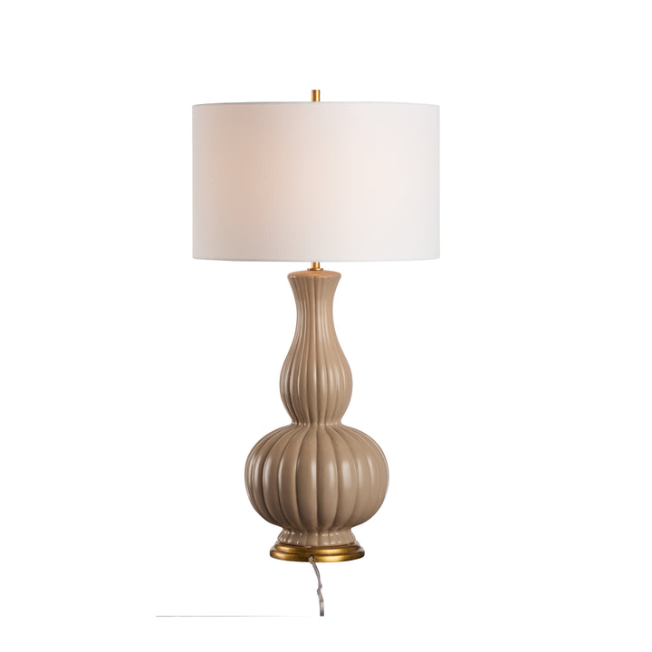 Beige Glaze/Gold Leaf