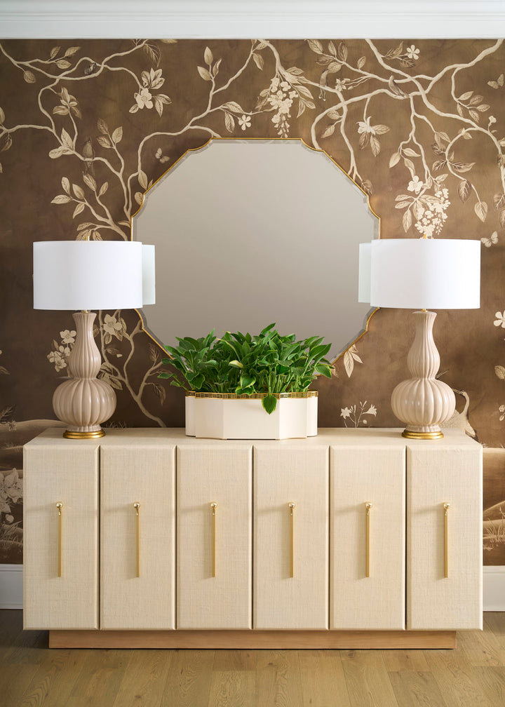 Beige Glaze/Gold Leaf