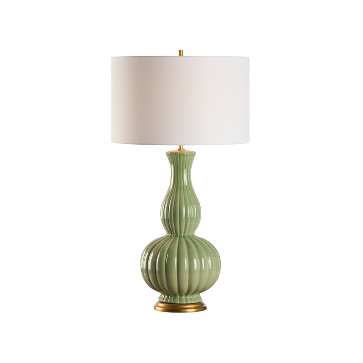 Green Glaze/Gold Leaf