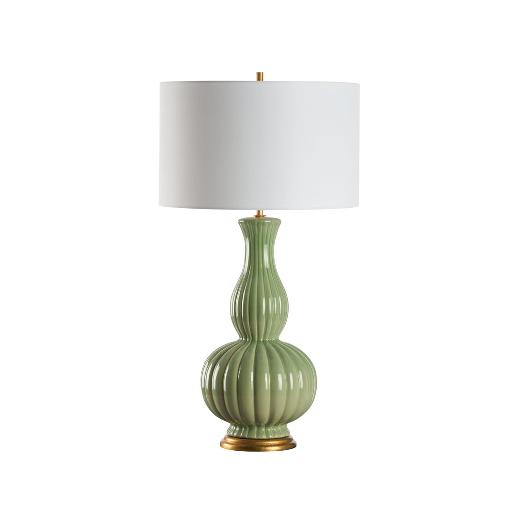 Green Glaze/Gold Leaf
