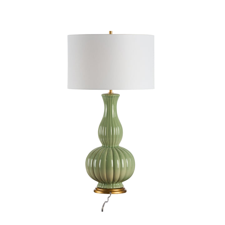 Green Glaze/Gold Leaf