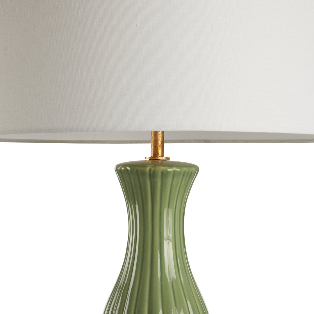 Green Glaze/Gold Leaf