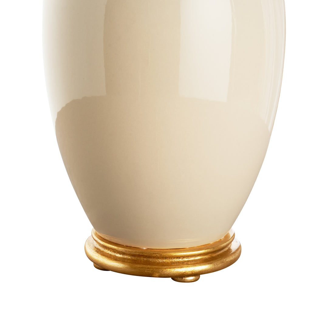 Beige Glaze/Gold Leaf