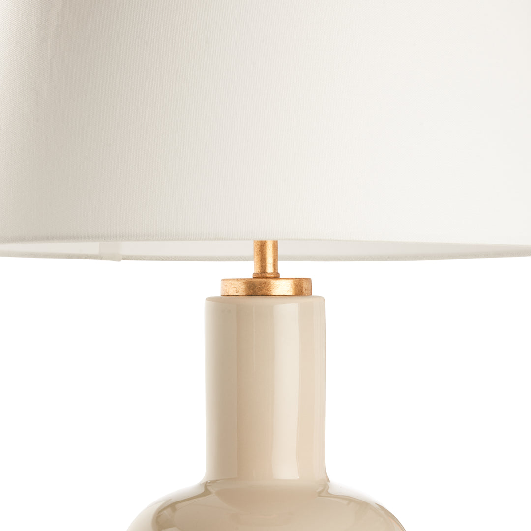 Beige Glaze/Gold Leaf