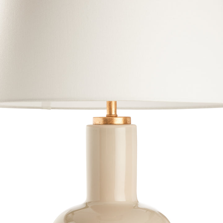 Beige Glaze/Gold Leaf